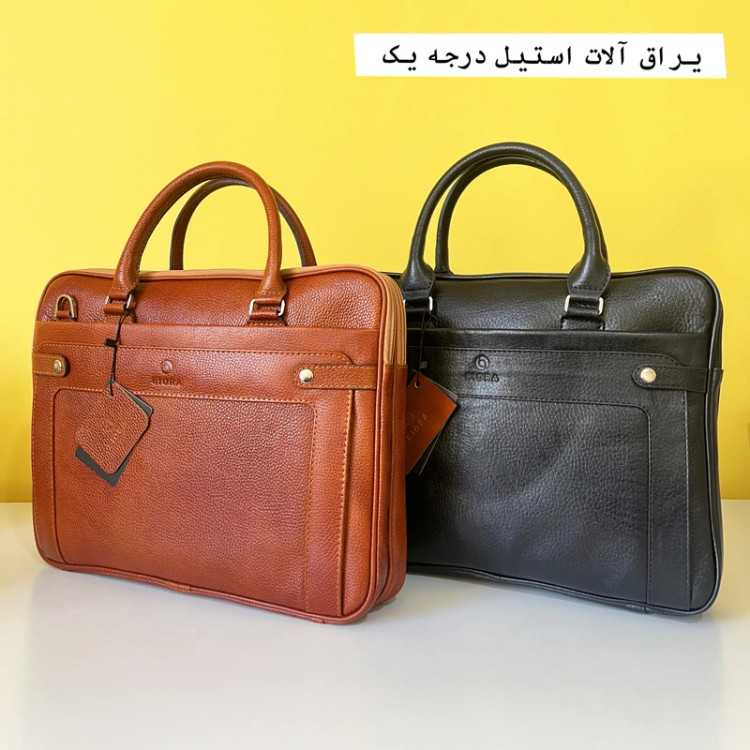 کیف اداری مردانه بیورا مدل چرم طبیعی