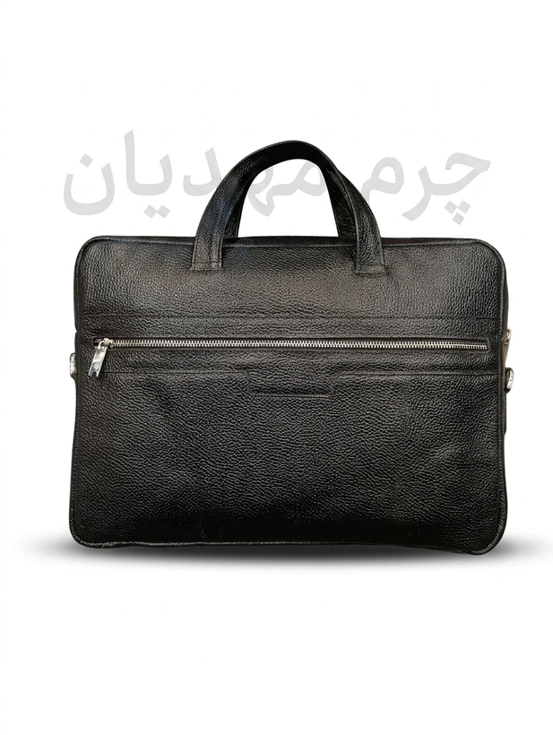 کیف اداری ترکیبی دستی و دوشی تمام چرم طبیعی